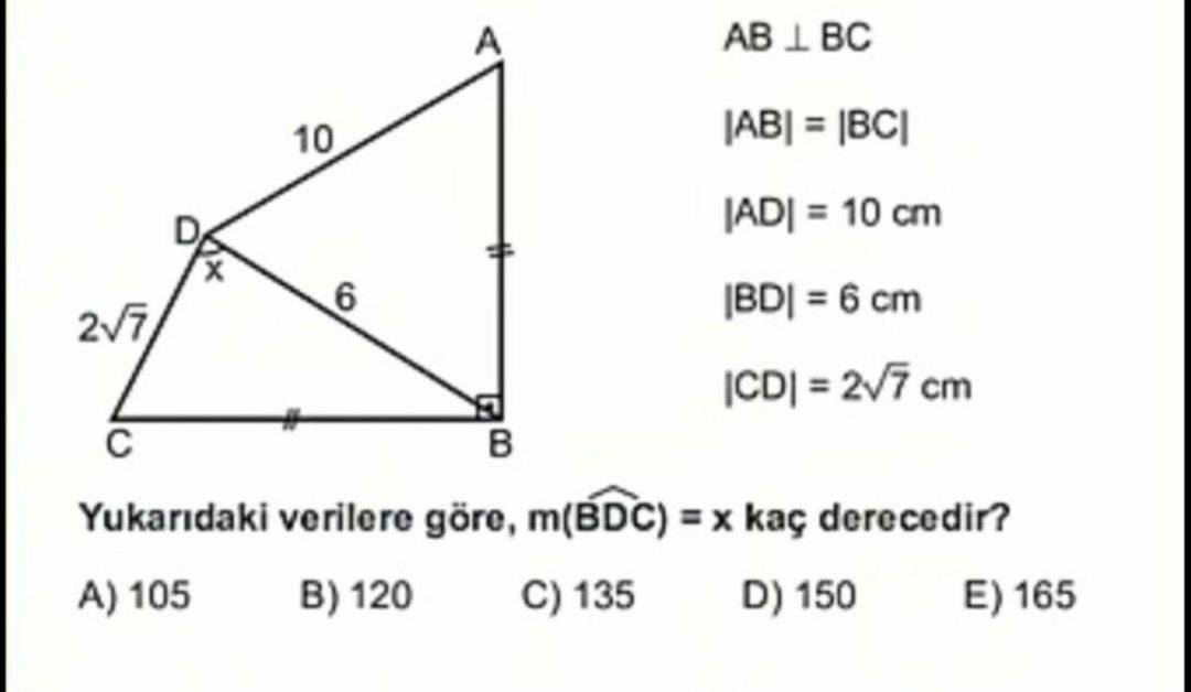 Üçgende Açı ve Uzunluk Problemi Çözümü görseli